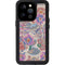 Warm Taupe Floral iPhone 15 Pro Waterproof Case