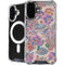 Warm Taupe Floral iPhone 16 MagSafe Case