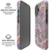 Warm Taupe Floral iPhone 16 Magsafe Impact Case