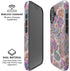 Warm Taupe Floral iPhone 16 Plus Magsafe Impact Case