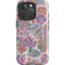 Warm Taupe Floral iPhone 16 Pro Magsafe Impact Case