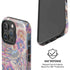 Warm Taupe Floral iPhone 16 Pro Magsafe Impact Case