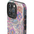 Warm Taupe Floral iPhone 16 Pro Max Impact Case