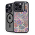 Warm Taupe Floral iPhone 16 Pro Max Kickstand Case