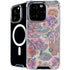 Warm Taupe Floral iPhone 16 Pro Max MagSafe Case