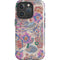 Warm Taupe Floral iPhone 16 Pro Max Magsafe Impact Case