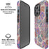 Warm Taupe Floral iPhone 16 Pro Max Magsafe Impact Case