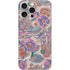 Warm Taupe Floral iPhone 16 Pro Max Skin