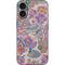 Warm Taupe Floral iPhone 16 Skin