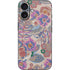 Warm Taupe Floral iPhone 16 Skin
