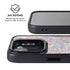 Warm Taupe Floral iPhone 16e Kickstand Case