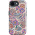 Warm Taupe Floral iPhone 16e Impact Case
