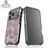 Warm Taupe Floral iPhone 18 Pro Clear Case