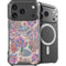 Warm Taupe Floral iPhone 18 Pro MagSafe Case