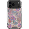 Warm Taupe Floral iPhone 18 Pro Max Clear Case
