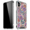 Warm Taupe Floral iPhone X/XS Clear Case