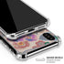 Warm Taupe Floral iPhone X/XS Clear Case