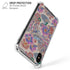 Warm Taupe Floral iPhone X/XS Clear Case