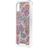 Warm Taupe Floral iPhone XS Clear Case