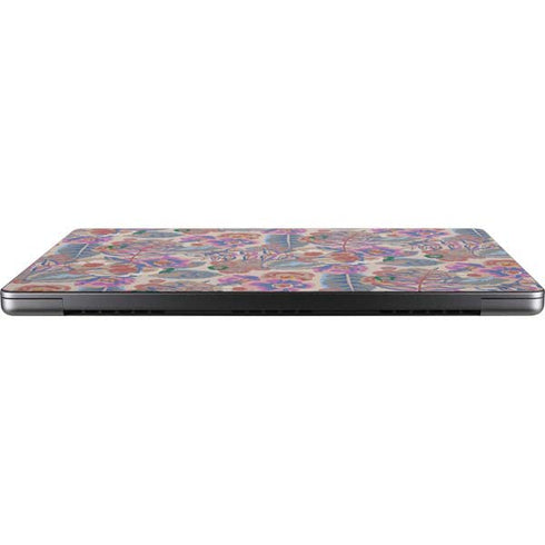 Warm Taupe Floral Apple MacBook Pro 14-inch Skin