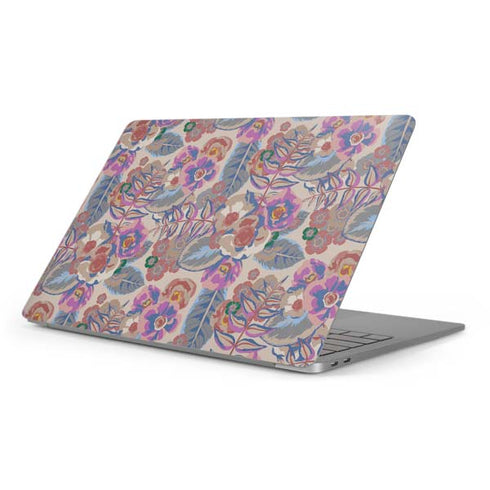 Warm Taupe Floral Apple MacBook Pro 16-inch Skin