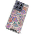 Warm Taupe Floral Moto G Stylus 5G (2025) Clear Case