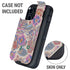 Warm Taupe Floral Otterbox Defender iPhone Skin