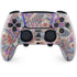 Warm Taupe Floral PS5 DualSense Edge Pro Controller Skin