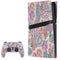 Warm Taupe Floral PS5 Pro Bundle Skin