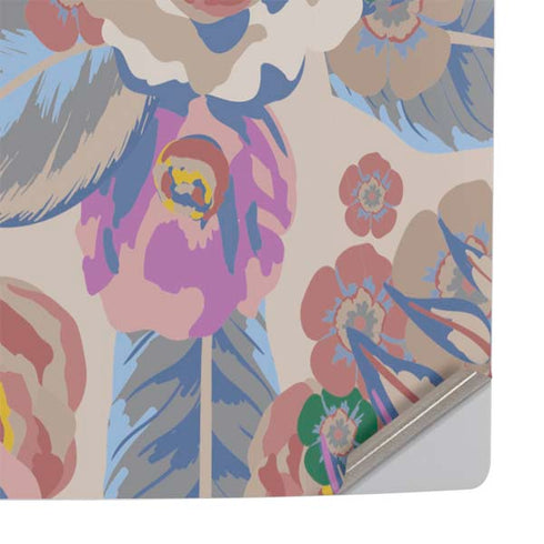 Warm Taupe Floral PS5 Pro Console Skin
