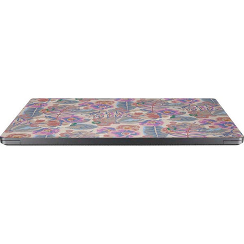Warm Taupe Floral Surface Laptop 7 13.8in Skin