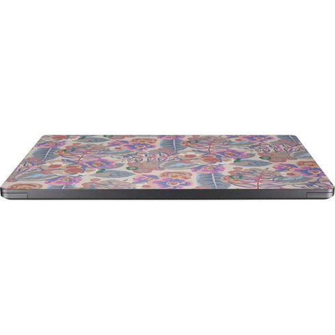 Warm Taupe Floral Surface Laptop 7 15in Skin