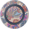 Warm Taupe Floral Wireless Charger Skin