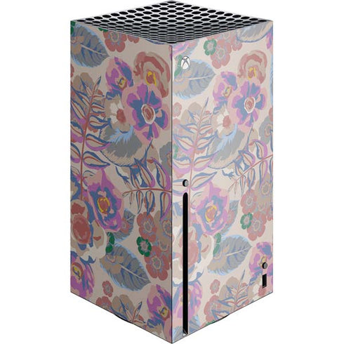 Warm Taupe Floral Xbox Series X Skins