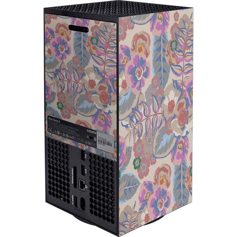 Warm Taupe Floral XBox Series X Digital Edition Bundle Skin