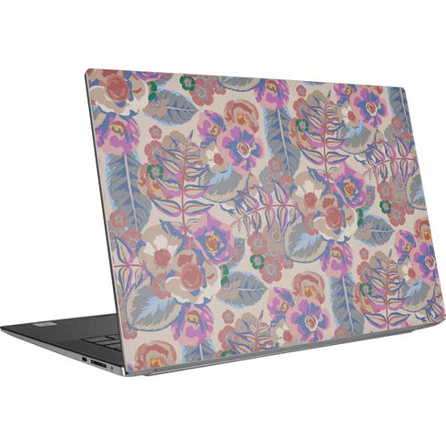 Warm Taupe Floral Dell XPS Skin