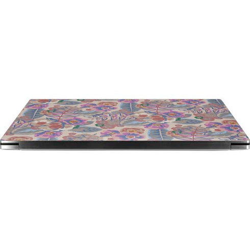 Warm Taupe Floral Dell XPS Skin