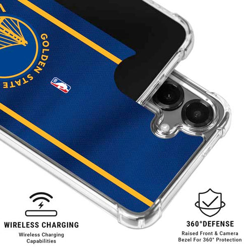NBA Golden State Warriors Jersey Galaxy S26 Clear Case