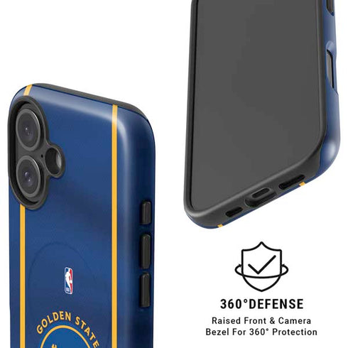 NBA Golden State Warriors Jersey iPhone 16 Plus Magsafe Impact Case
