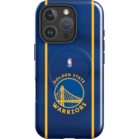 NBA Golden State Warriors Jersey iPhone 16 Pro Magsafe Impact Case