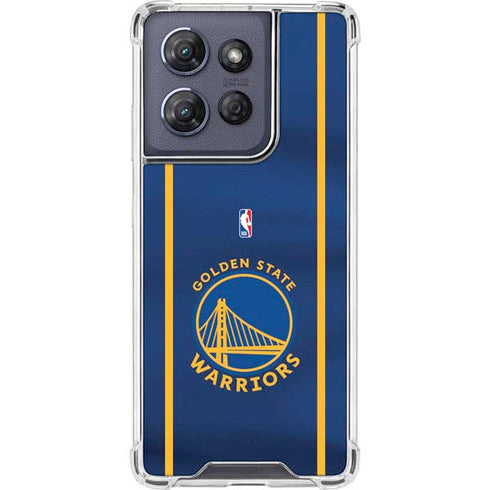 NBA Golden State Warriors Jersey Moto G Stylus 5G (2025) Clear Case
