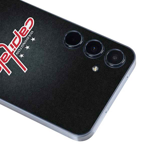 NHL Washington Capitals Black Background Galaxy A35 5G Skin