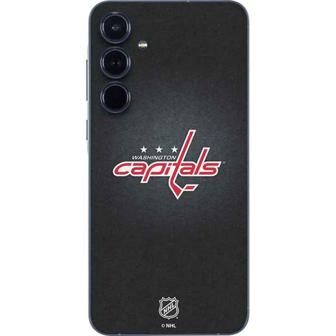 NHL Washington Capitals Black Background Galaxy A55 5G Skin