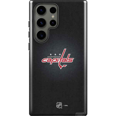 NHL Washington Capitals Black Background Galaxy S23 Ultra Pro Case