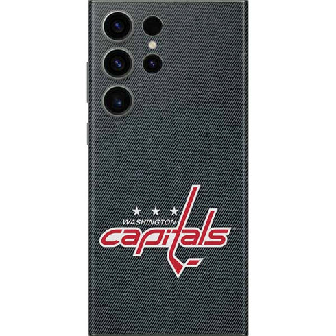 NHL Washington Capitals Black Background Galaxy Skins