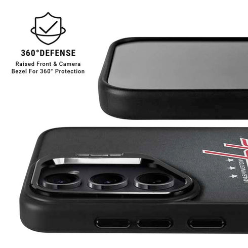 NHL Washington Capitals Black Background Galaxy S24 FE Kickstand Case