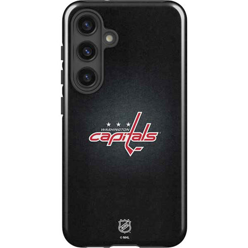 NHL Washington Capitals Black Background Galaxy S25 Plus Impact Case