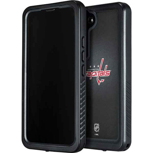 NHL Washington Capitals Black Background Galaxy S24 Plus Waterproof Case