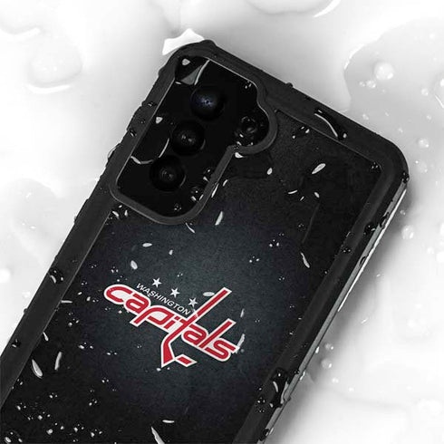 NHL Washington Capitals Black Background Galaxy S24 Plus Waterproof Case