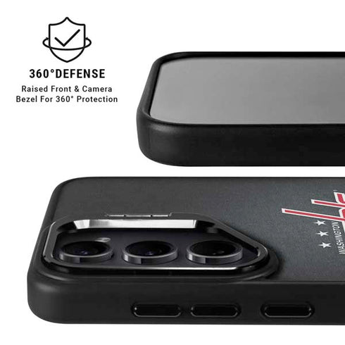 NHL Washington Capitals Black Background Galaxy S24 Ultra Kickstand Case
